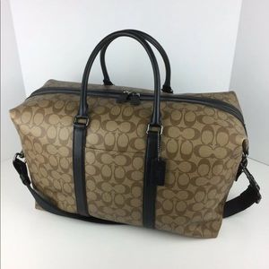 COACH Trekker SIGNATURE Duffle Weekender Bag
